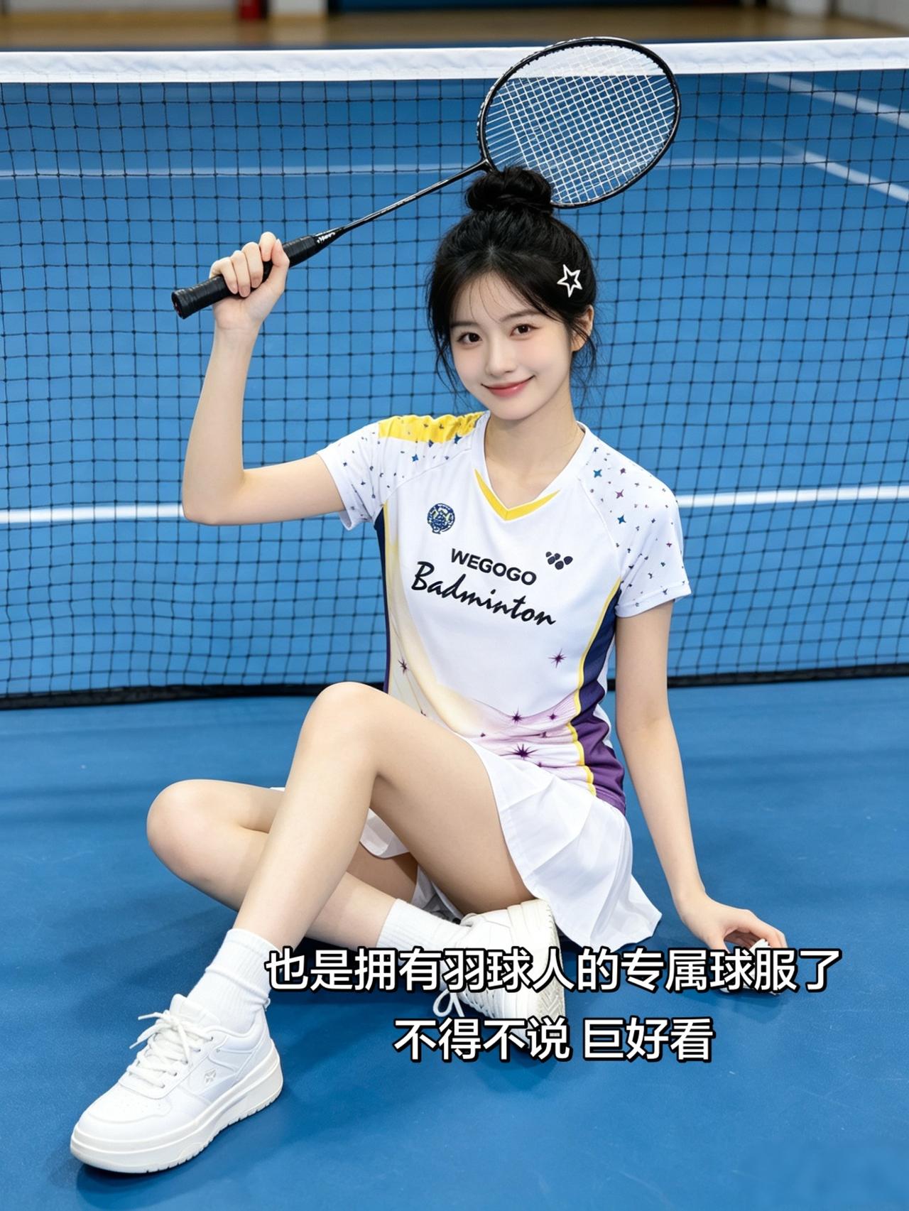 也是拥有羽球人的专属球服了
不得不说 巨好看