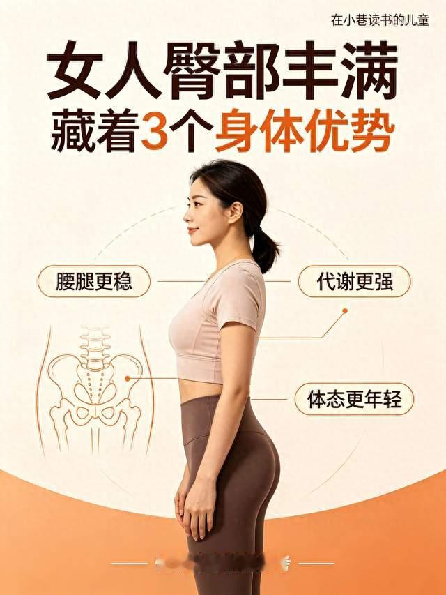 女人臀部丰满，居然有这3个身体优势
