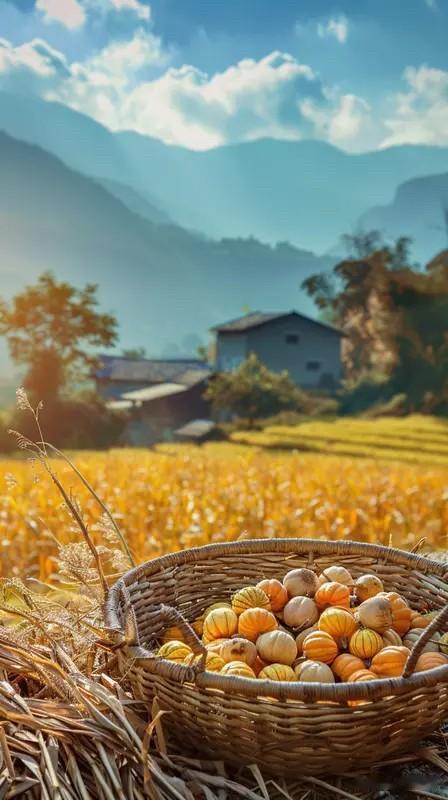 下句：年年谷满仓盈。都是好兆头。
