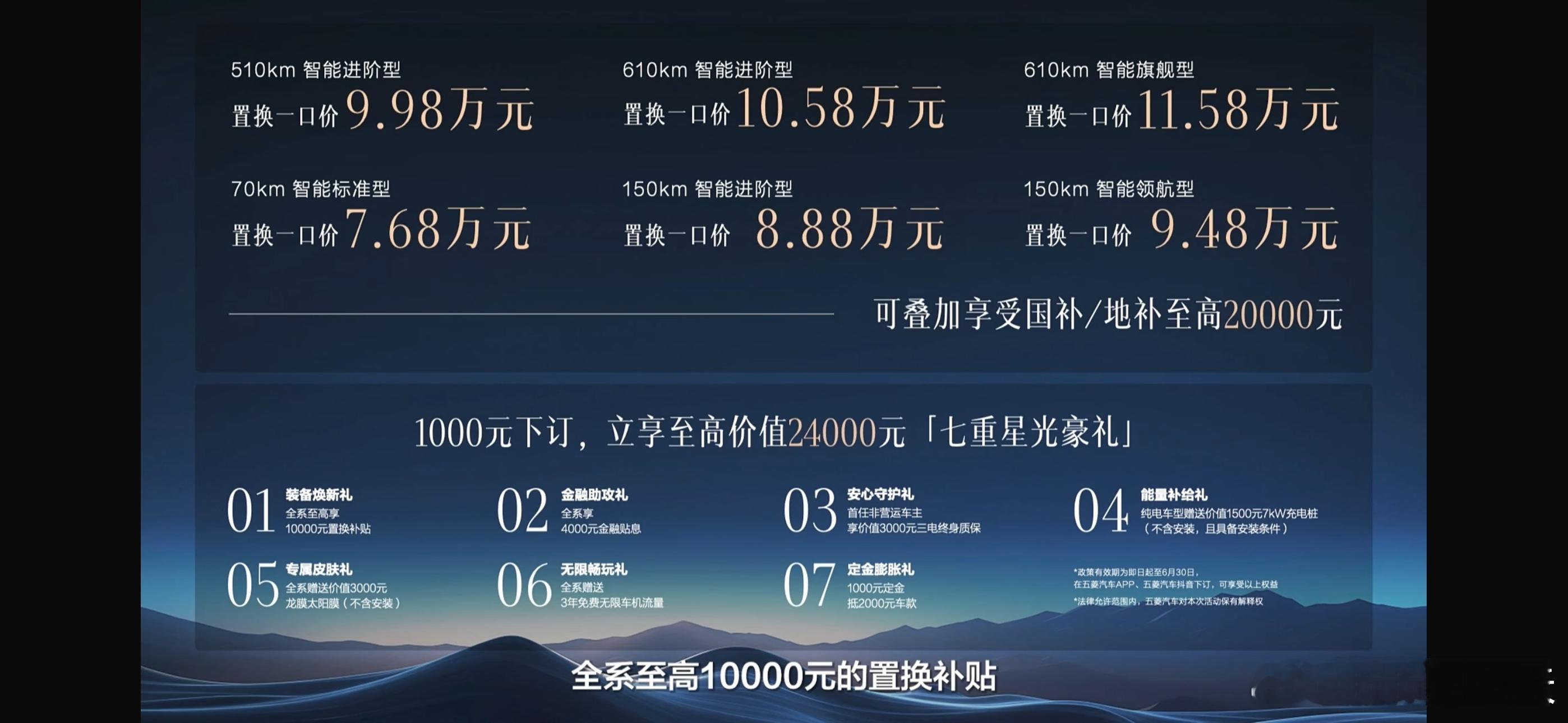 五菱的星光家族2025款正式上市了！价格相当劲爆：插混- 70km 7.69万-