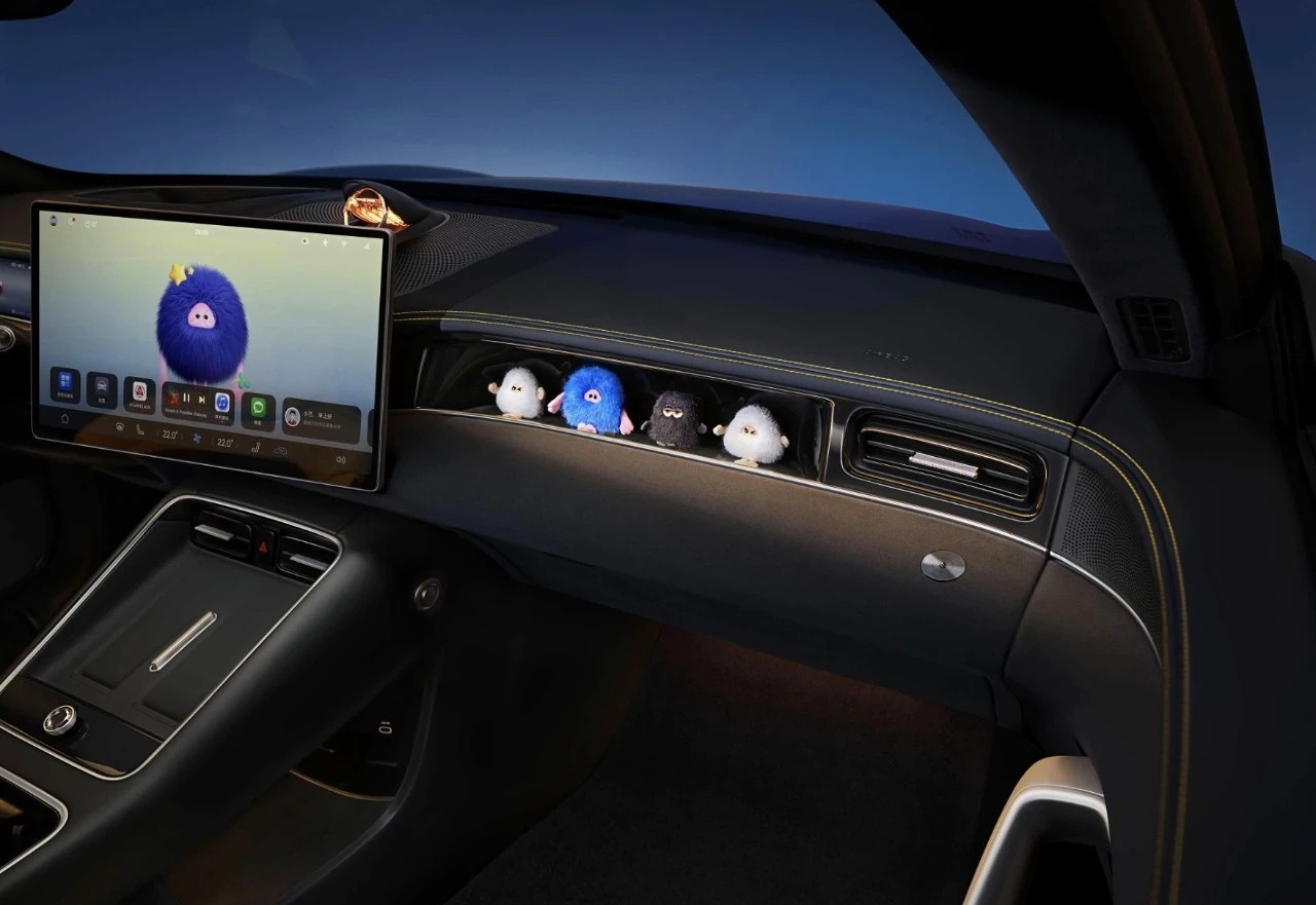 尚界Z7内饰的空调出风口是一千万个好评现在还有一个悬念是仪表屏是不是翻转式的波波