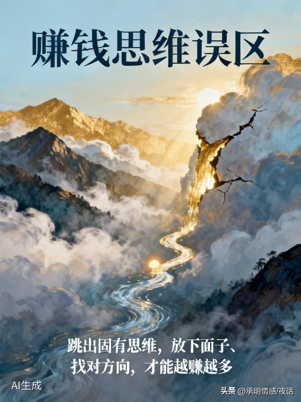 为啥你越忙越穷？大概率是思维钻进死胡同啦！
       老觉得自己是普通人，只