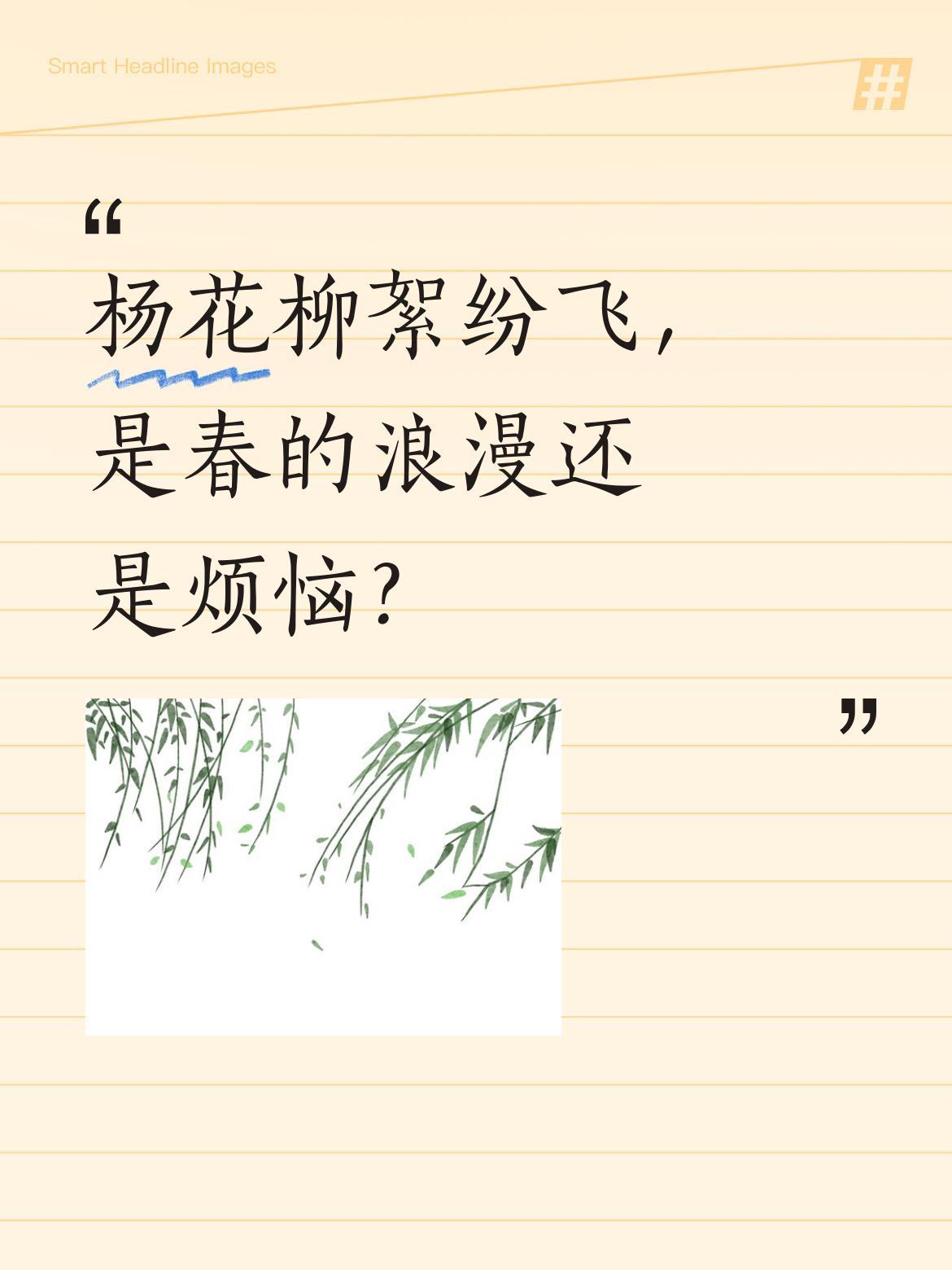 杨花柳絮纷飞，是春的浪漫还是烦恼？
春风拂过，河畔杨花柳絮如雪般飞舞。杨花蓬松如