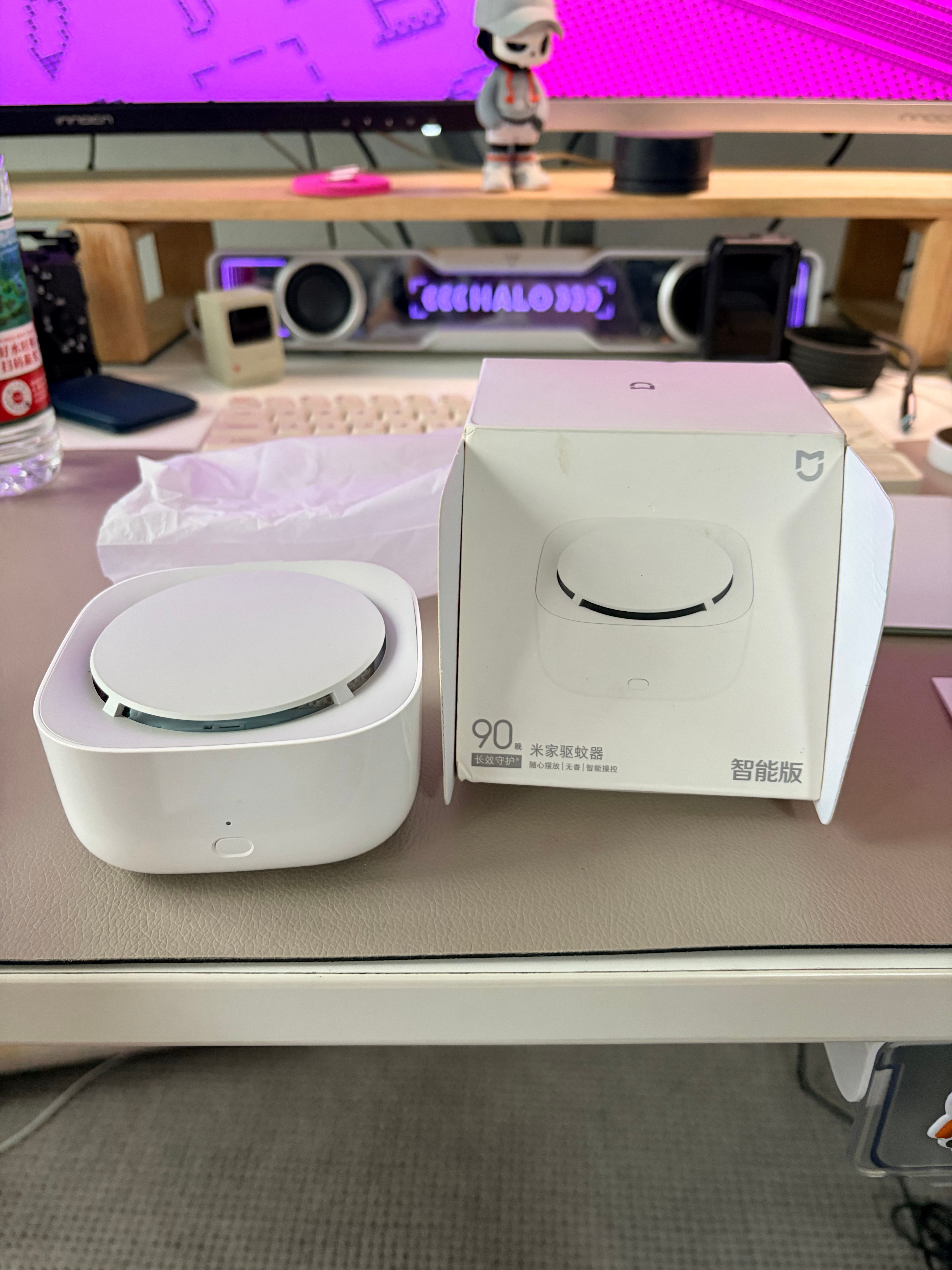 翻到一个时代产物：米家驱蚊器然后连接APP后发现驱蚊片好像用完了，但是跳转去买，