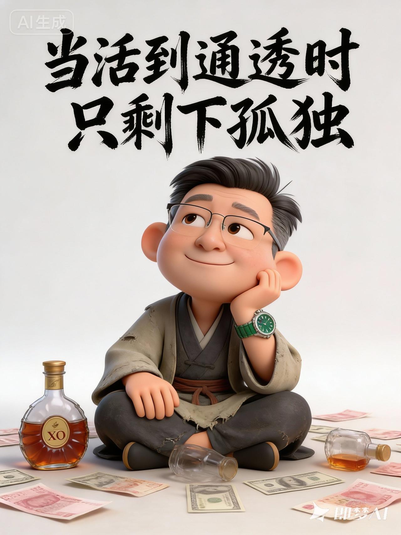 人间两件宝，一是赚钱，二是读书。
 
有钱，能减少八成的人间刁难；
读书，可化解