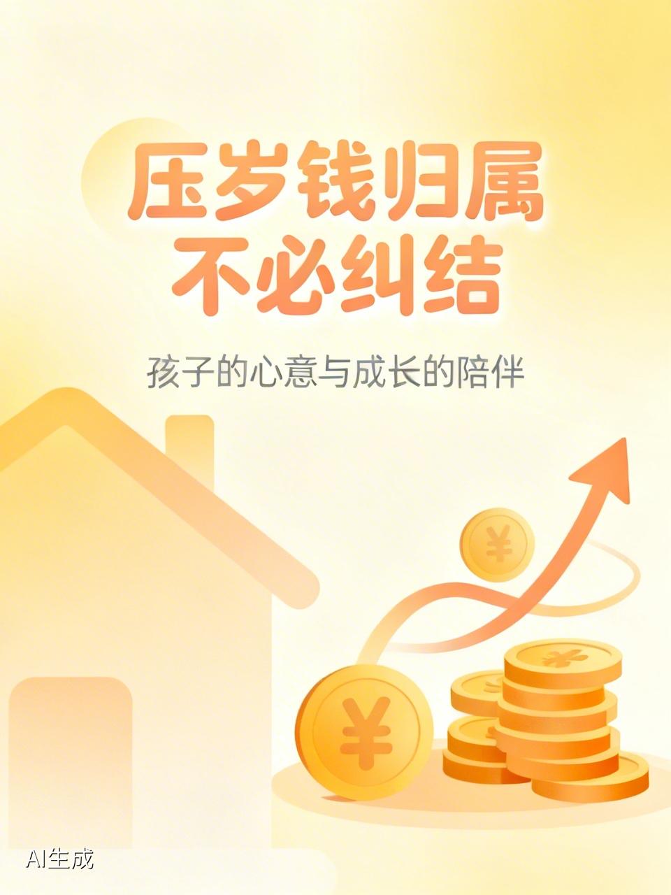 媒体：压岁钱归属不必纠结 媒体说压岁钱归属不必纠结，我觉得这话有一定道理。小时候