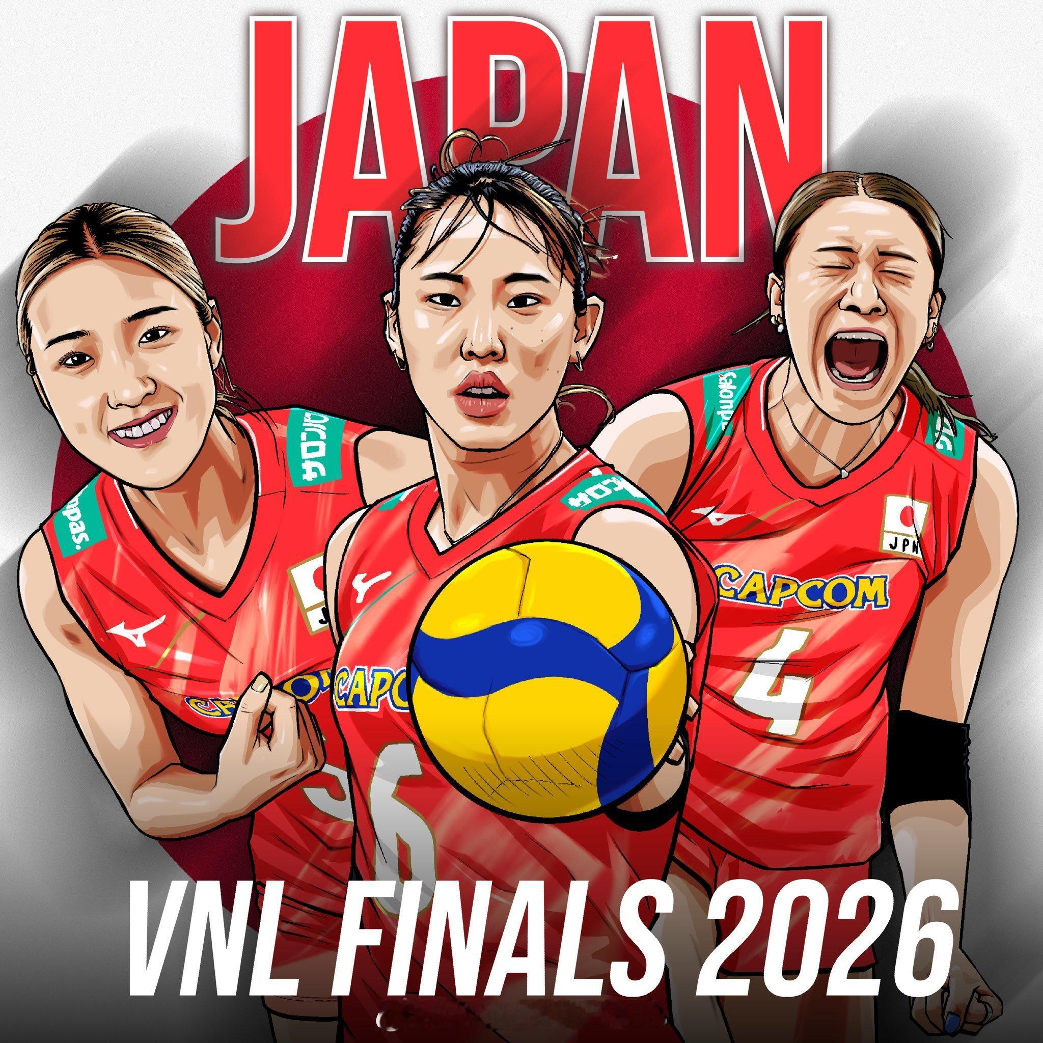 VNL2026 🎨🏐： rallies永不终结。🇯🇵每一次救球。每一次拼