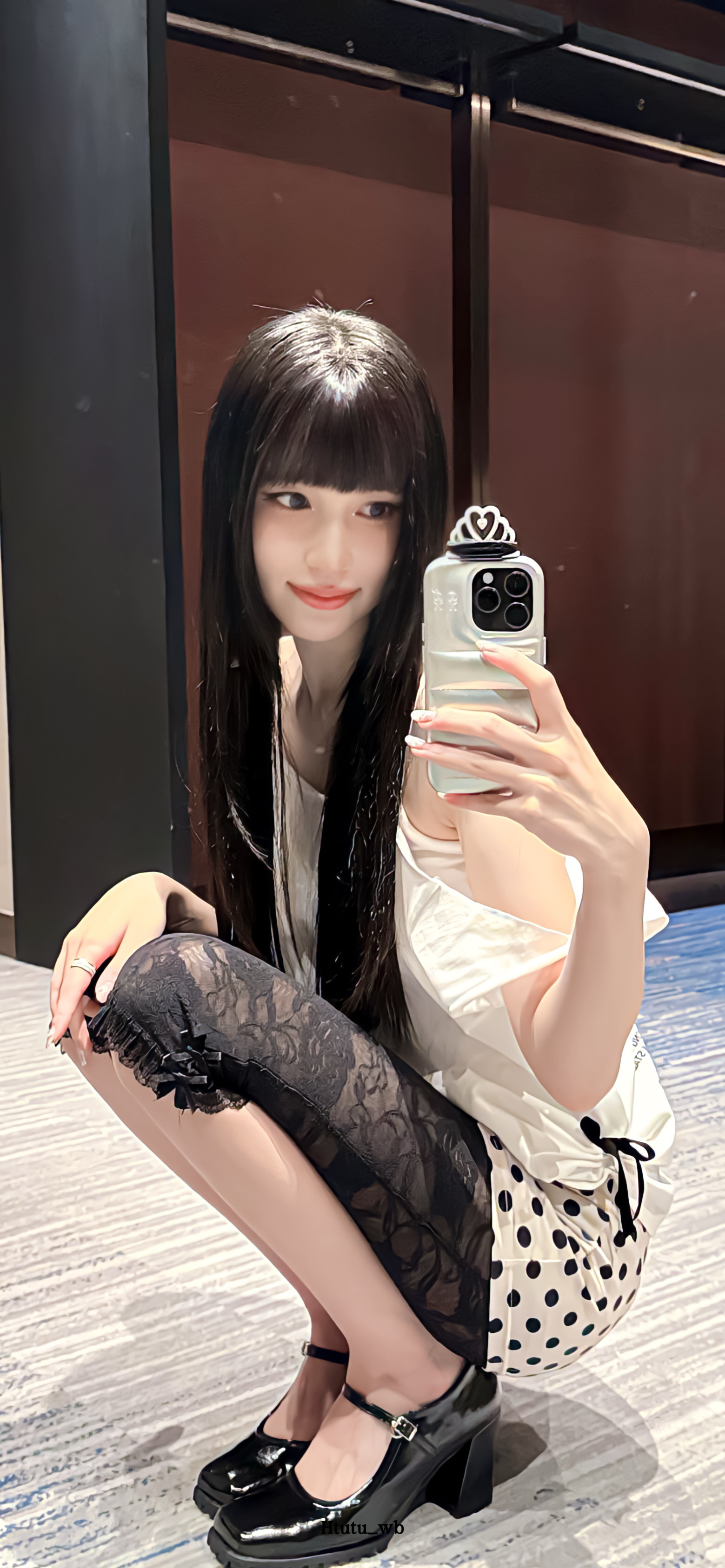 Mina名井南壁纸来啦～🦢🖤 