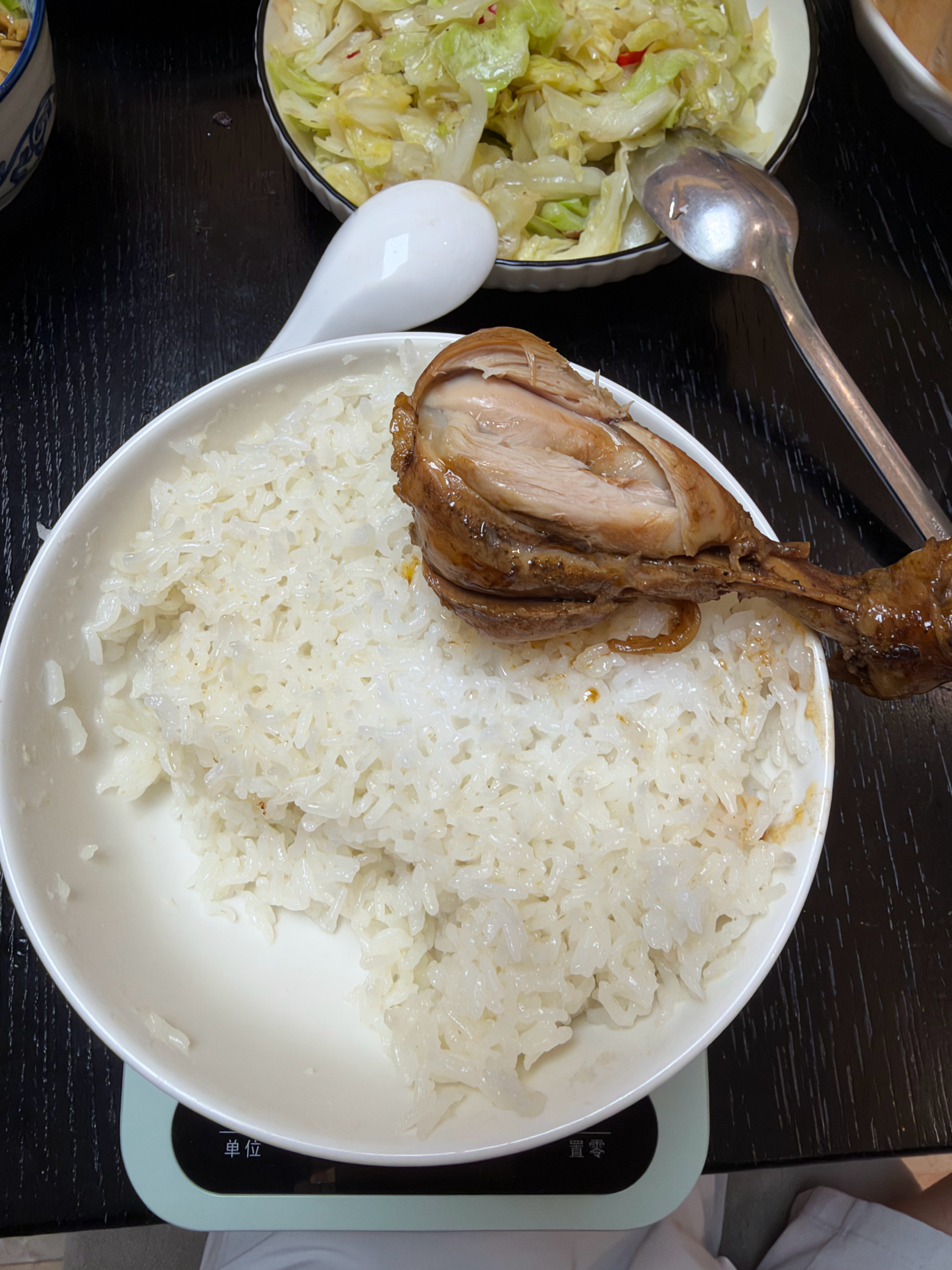 晚餐 450 克白米饭[坏笑][坏笑][坏笑] ​​​