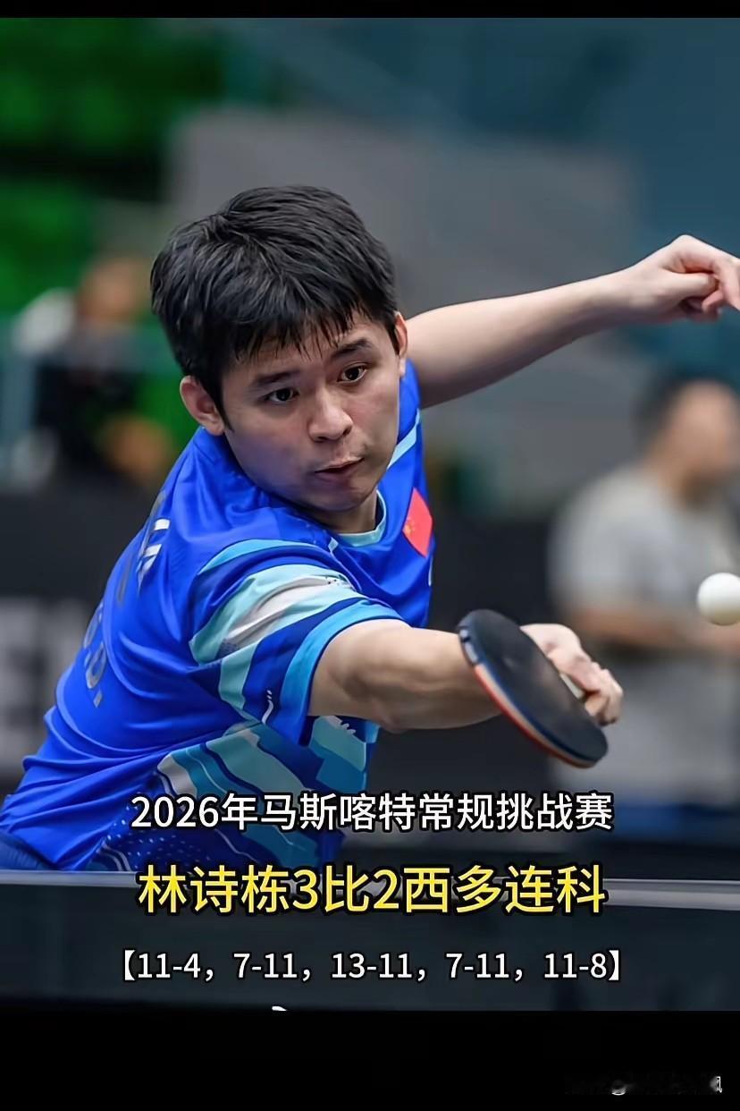 林诗栋坐过山车，既能6-1领先被对手逆转，也能2-9落后把对手干翻。

看过林诗