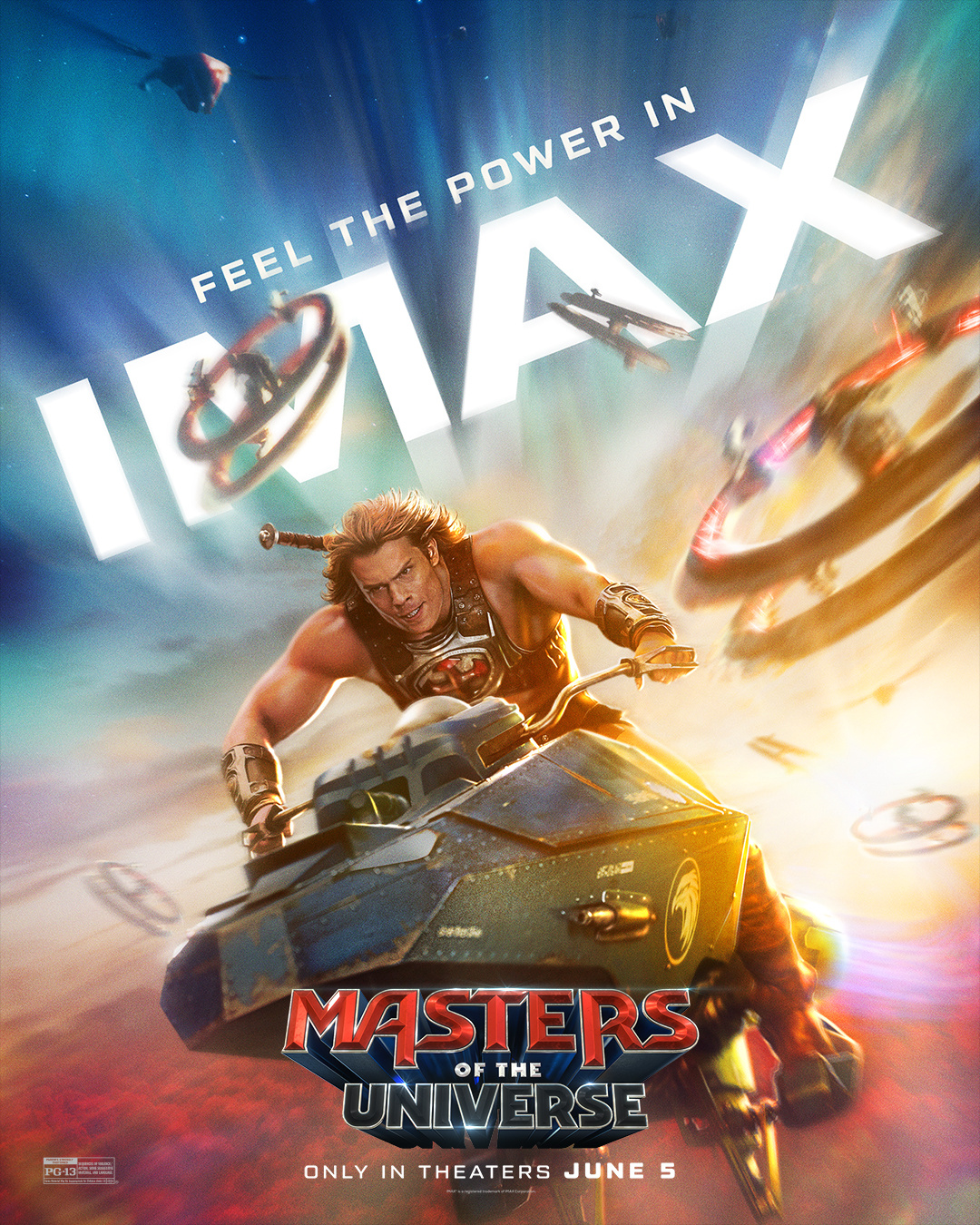 《宇宙巨人：希曼崛起》发布IMAX海报，6月5日北美上映。 