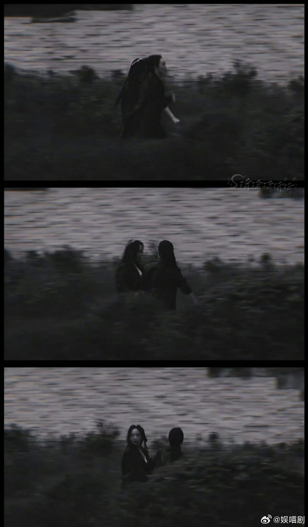 王鸥拉着杨蓉快跑大侦探看蓉鸥在末日里手铐逃亡，一个冷静果敢，一个全心依赖，这性张