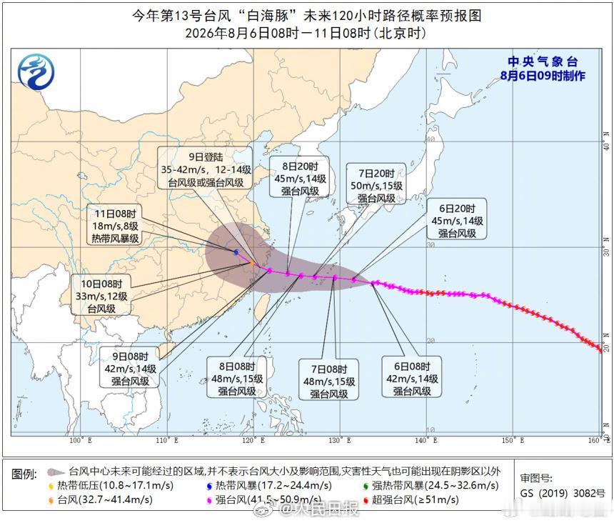白海豚将打破山竹纪录 走了一个巴威又来一个白海豚，毁了我两个周末。本来都约好出去