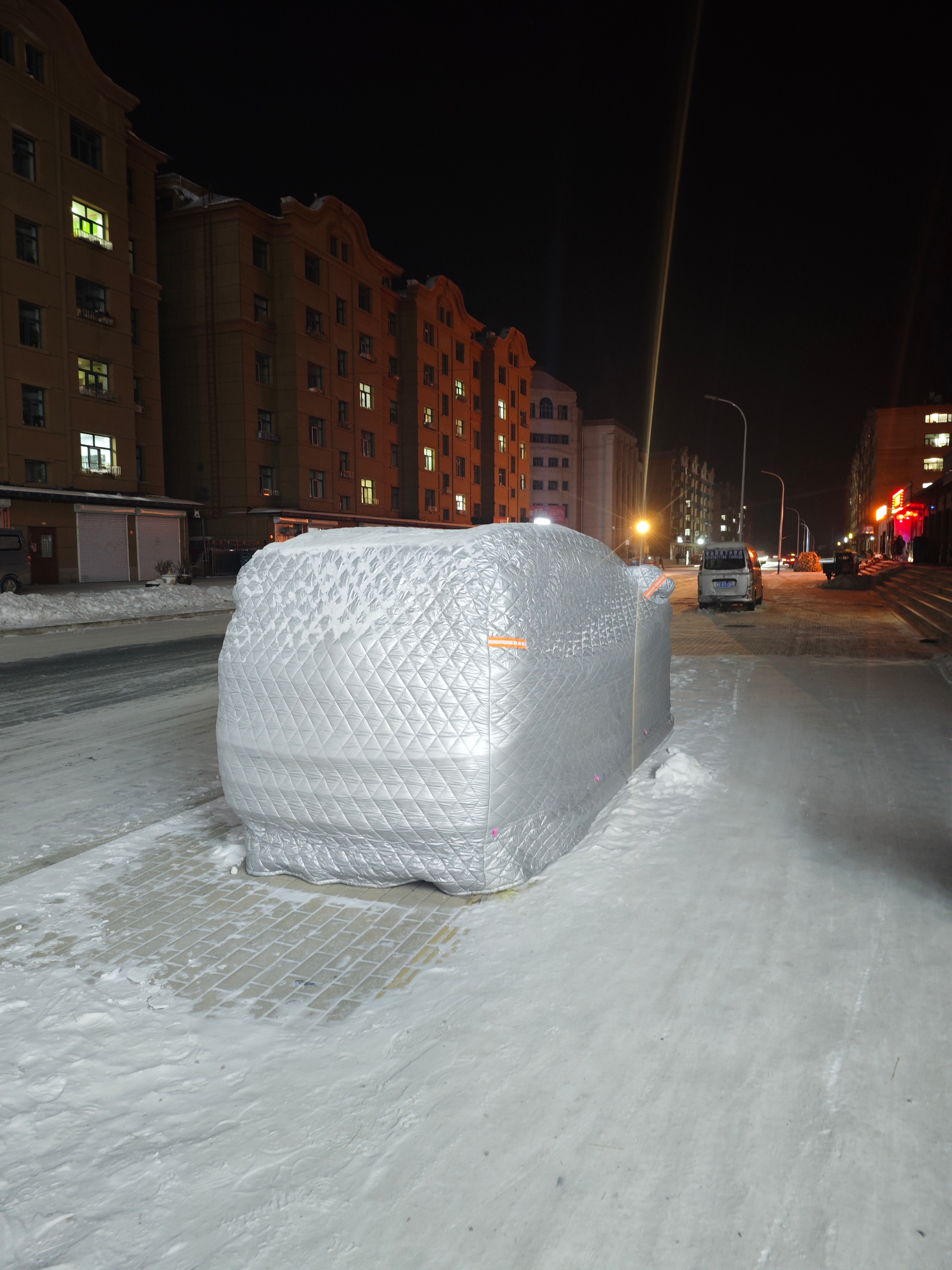 这得有多暖和呀里面