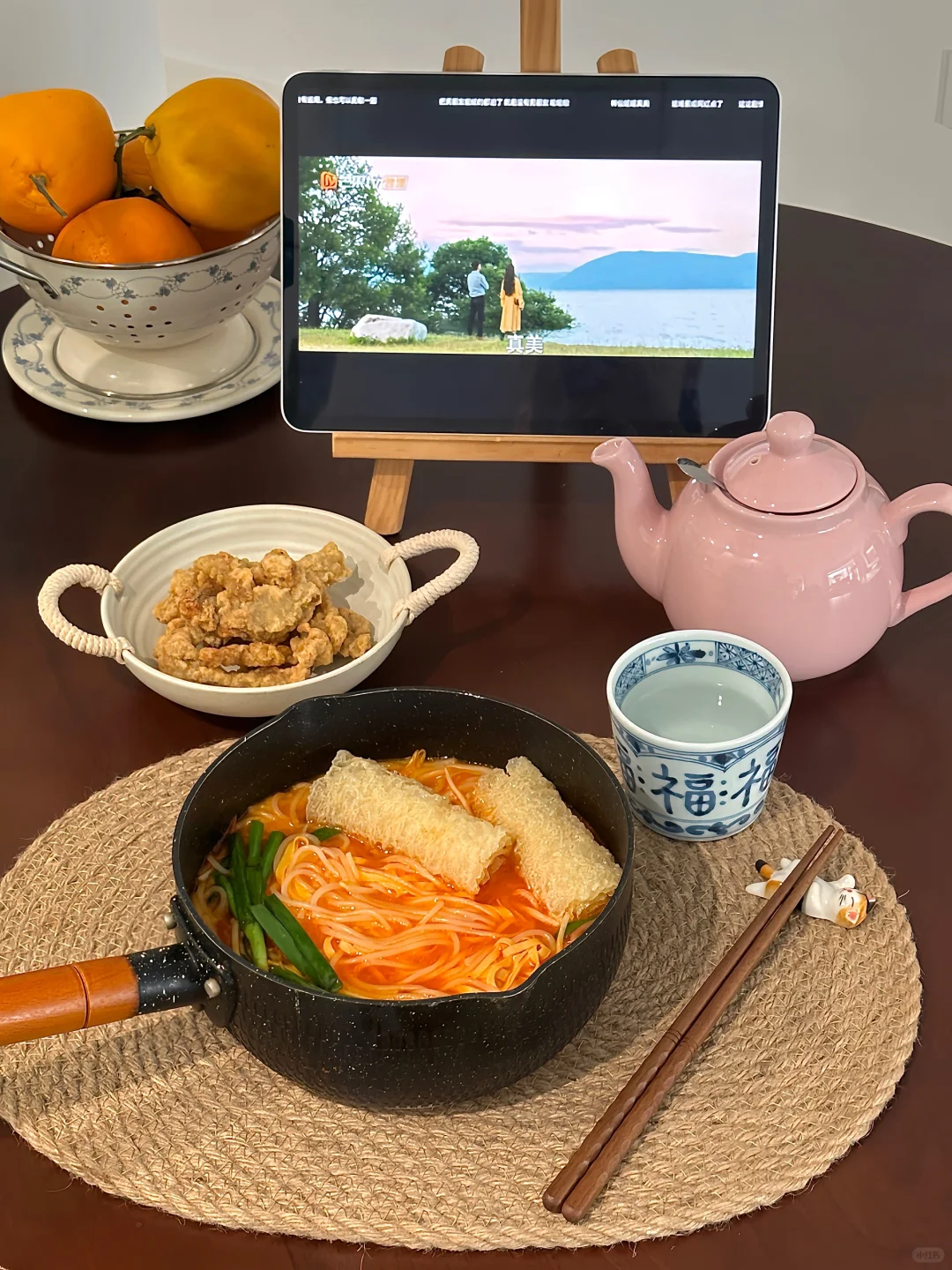 一人食｜🍅番茄红酸汤米线➕小酥肉