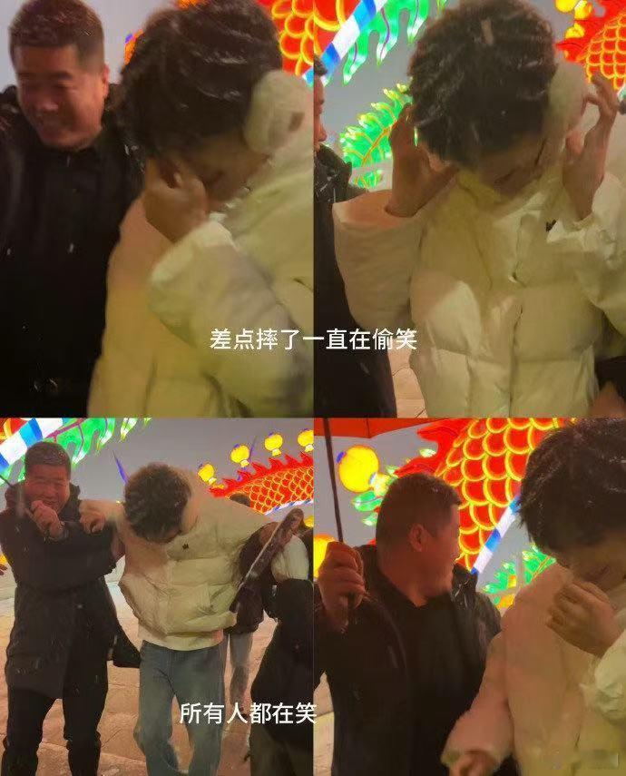 余宇涵打出溜滑心疼又好笑 谁看了余宇涵打出溜滑不笑啊，那一下真的太突然了，完全没