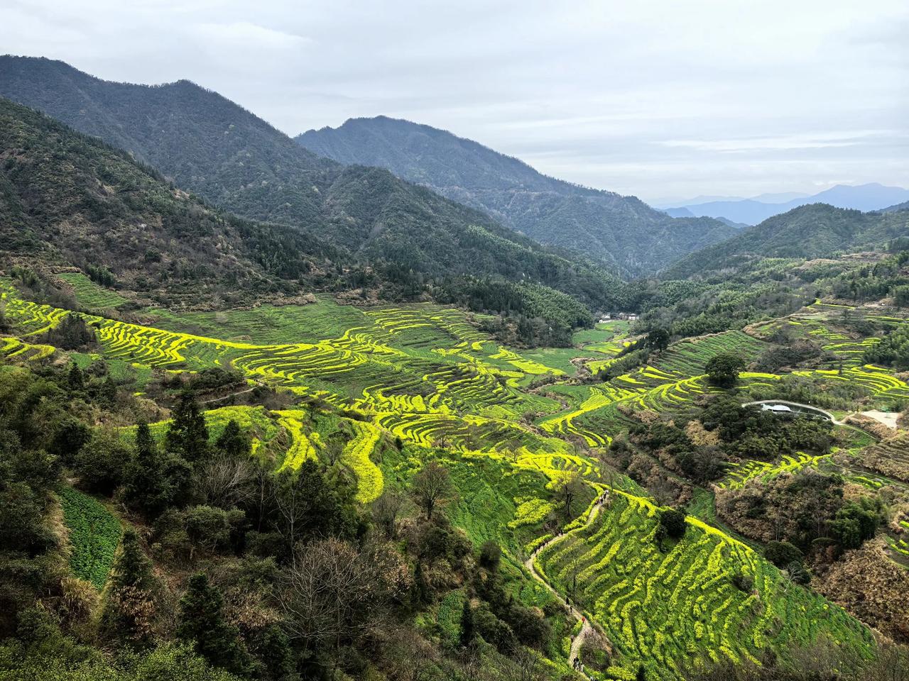 西安自驾江西游之六 - 婺源篁岭：中国最美乡村！还有小桥流水的李坑。
早上9点从