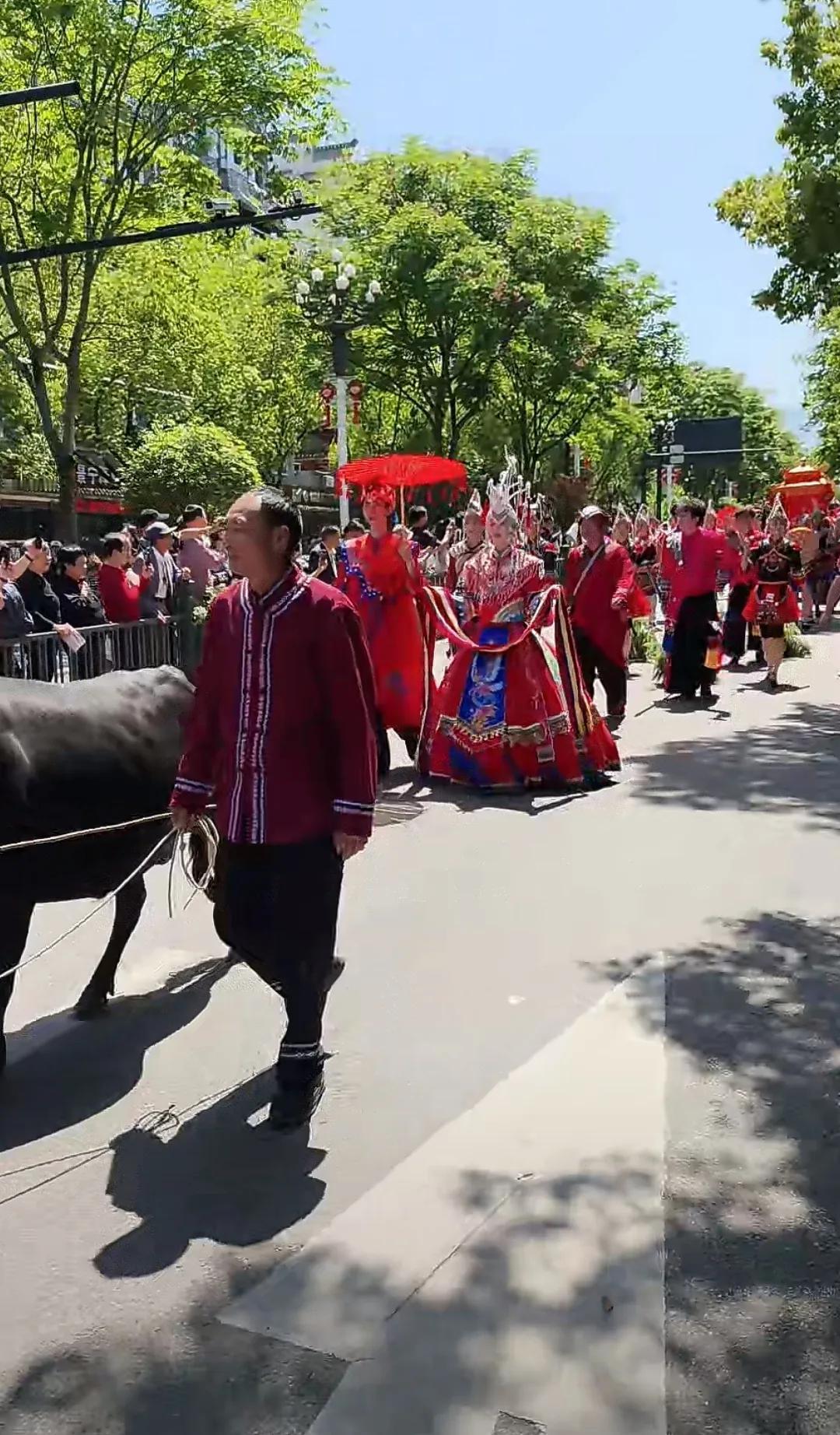 中国有一个民族自称是凤凰的子孙。它就是畲族。
今天三月三，是很多少数民族的传统节