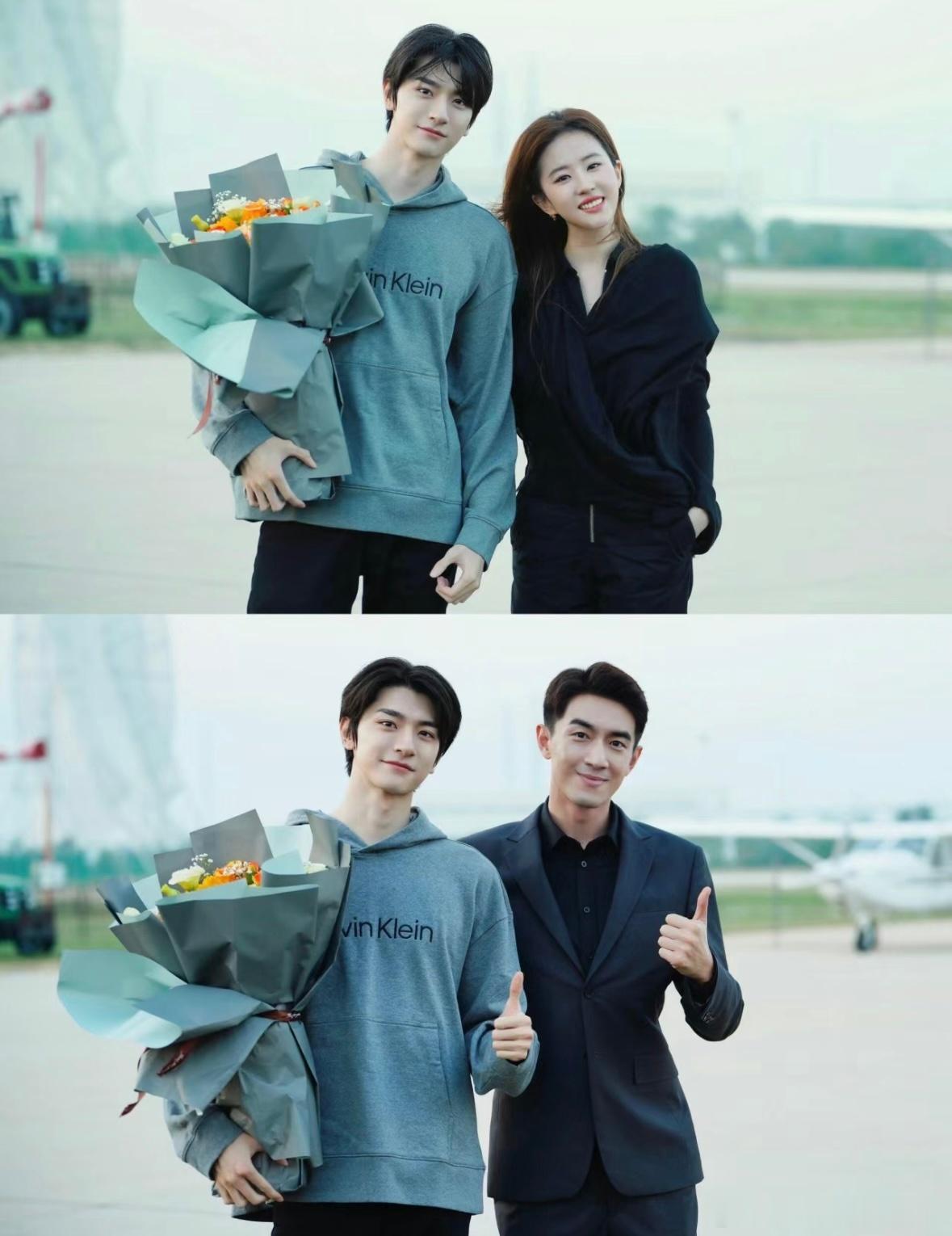 #刘亦菲成了林一炫耀的资本# 对不起林一，但是真的很像一家人[二哈] ​​​