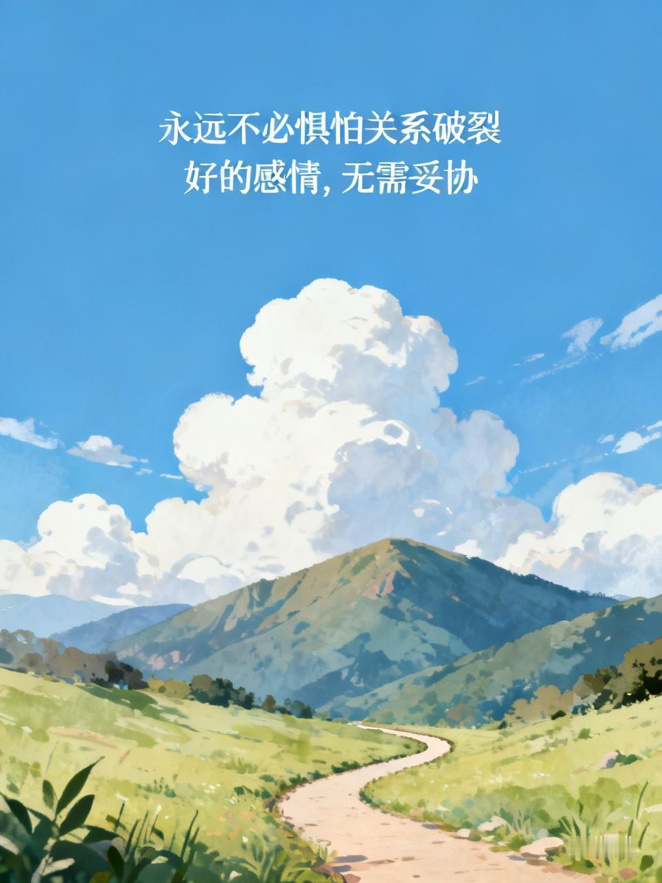 永远不必惧怕关系破裂

年轻时总爱拼命拉扯每一段人际关系，待人习惯性让步迁就。害