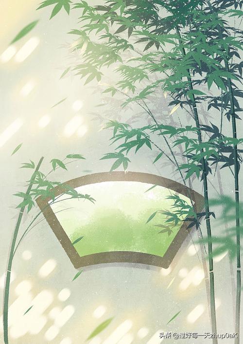 《晨兴》
——宋·韩元吉
北窗松竹夜萧骚，
诗就呼儿进浊醪。
睡美不知新雨足，