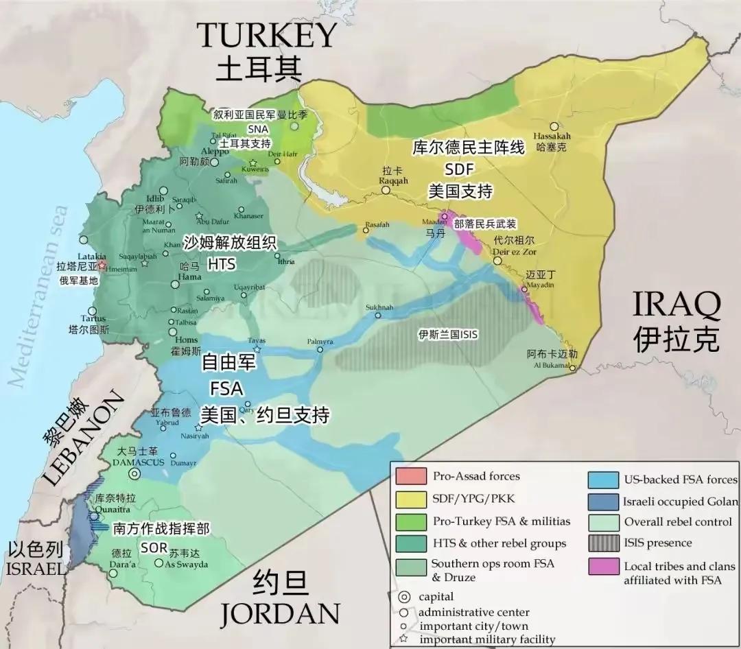 现在的叙利亚需要一场“解放”战争，叙利亚由于各方面原因军阀割据，并且还有国外势力