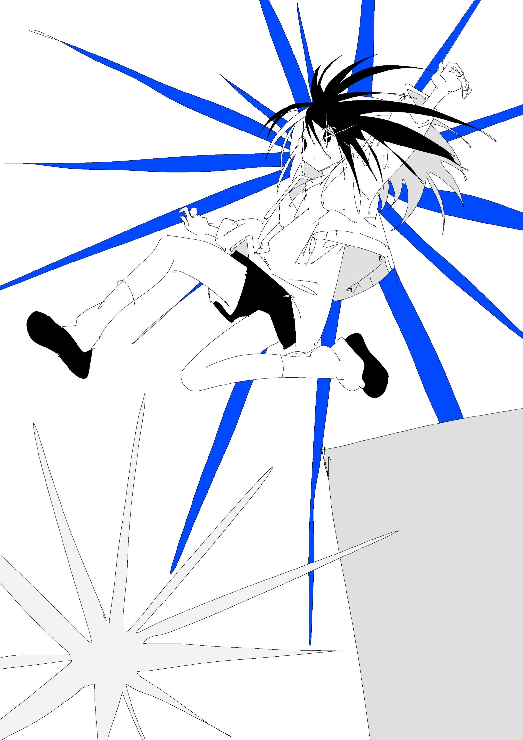 像喊叫一般跳跃。