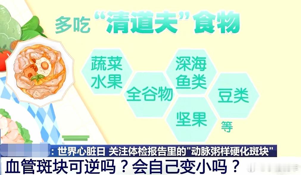 多吃清道夫食物可预防血管斑块不是清道夫鱼🐟清道夫食物是指蔬菜、水果、全谷物、深