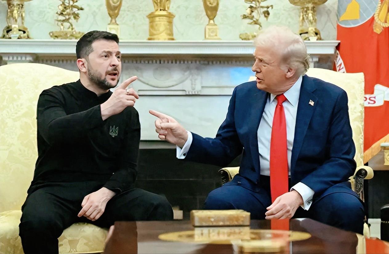 眼看美国顾不上乌克兰，泽连斯基也急了，乌方谈判代表团专程赴美，和美方核心代表坐在