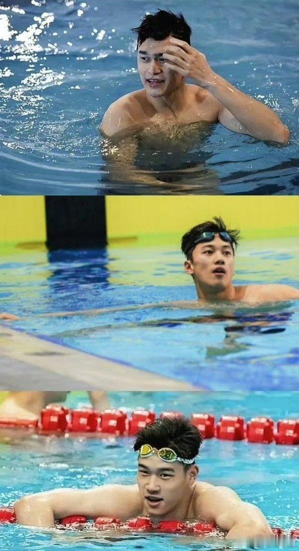 #孙杨说想和潘展乐游接力#大白鲨🦈，原先也是很猛的！ ​​​