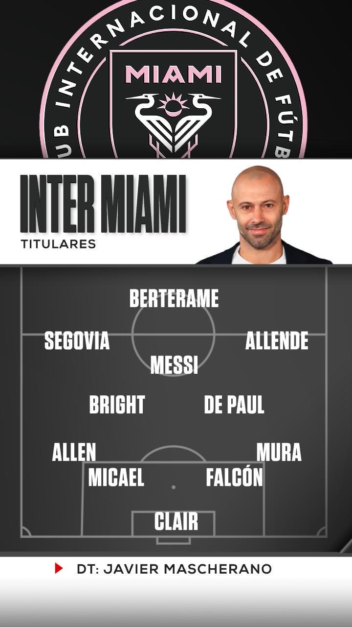 球队战术阵型🟣⚫️迈阿密国际