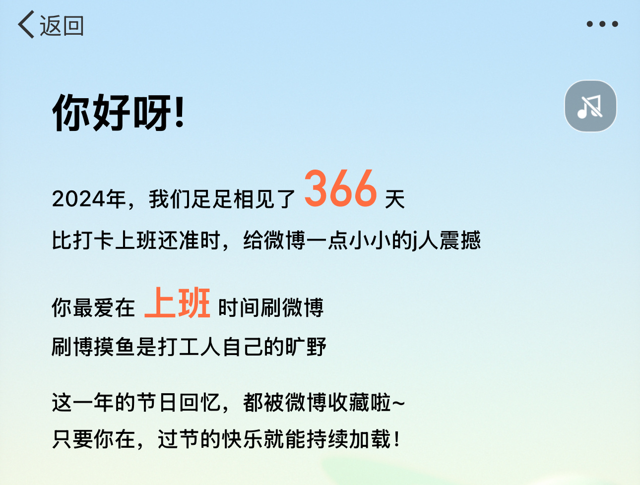 是的，我在微博上班，而且全勤。从爱用表情就可以看出一年不如年，2023有笑有泪，