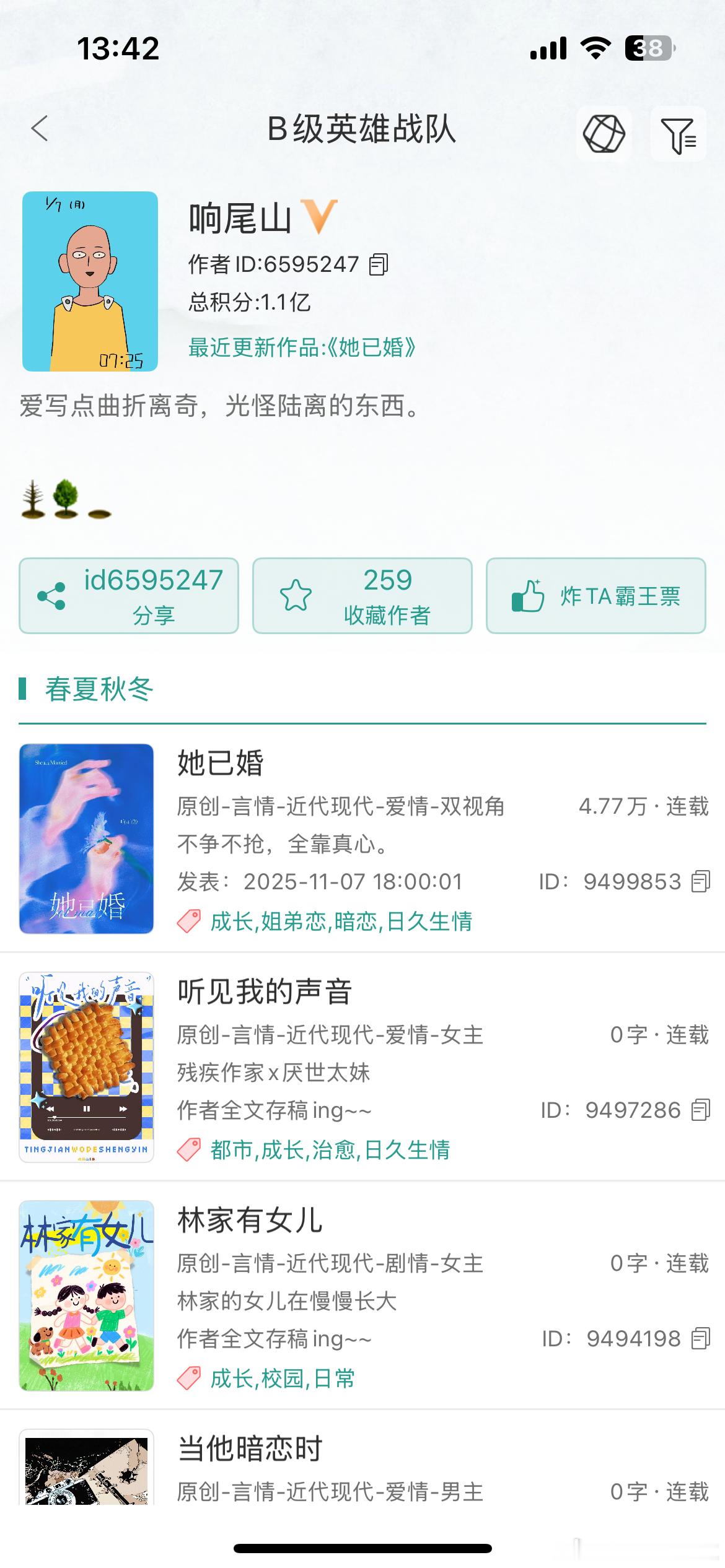 这本卖出网络剧、电视剧版权。新作者的第一本书，数据一般，但是可能卡上赵露思《许我