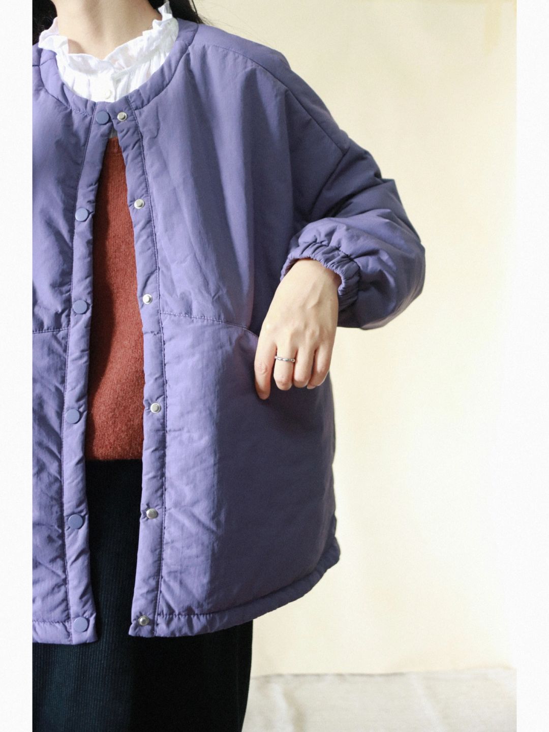 香芋紫大棉服～