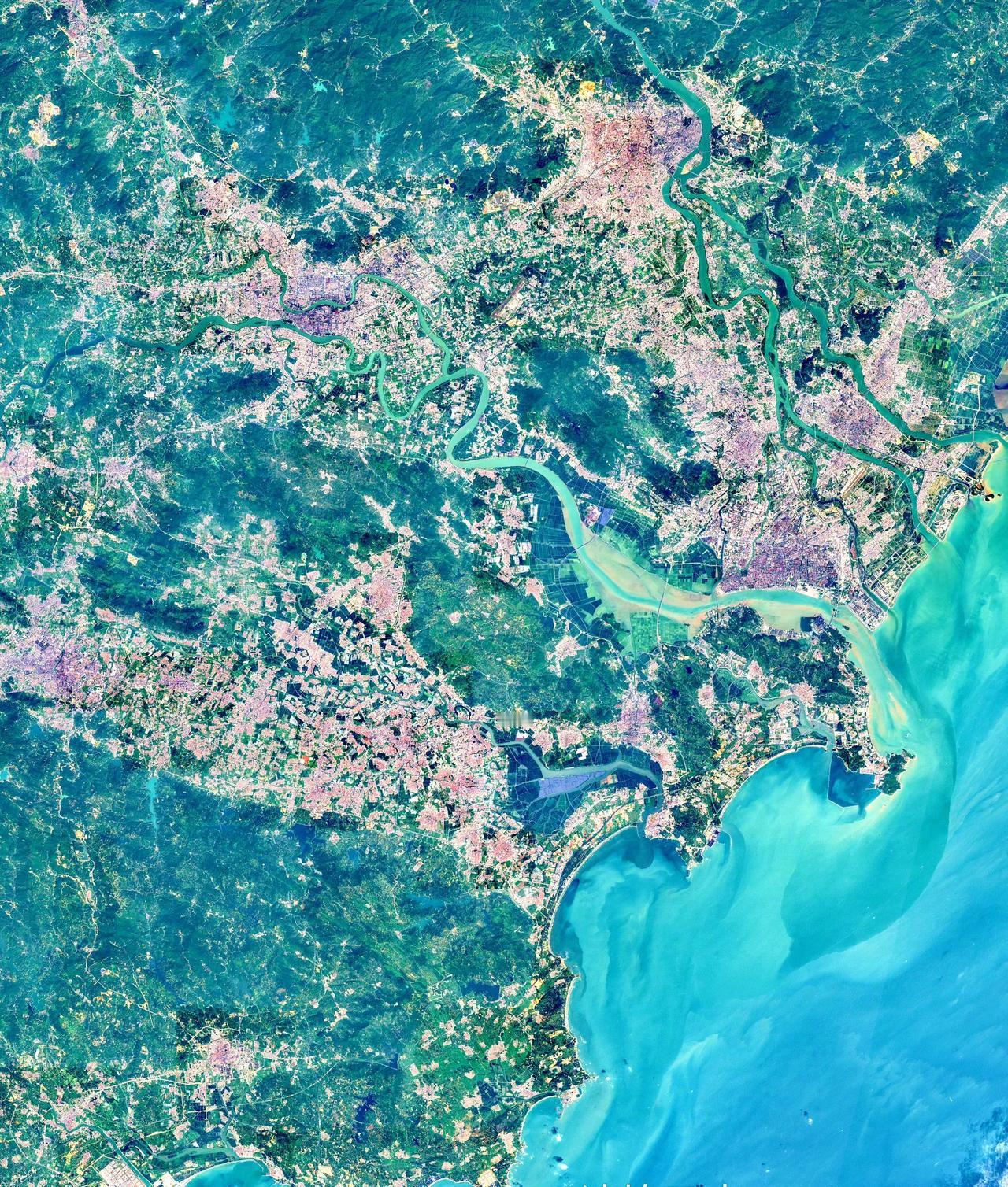 汕头-潮州-揭阳卫星图（10.15）