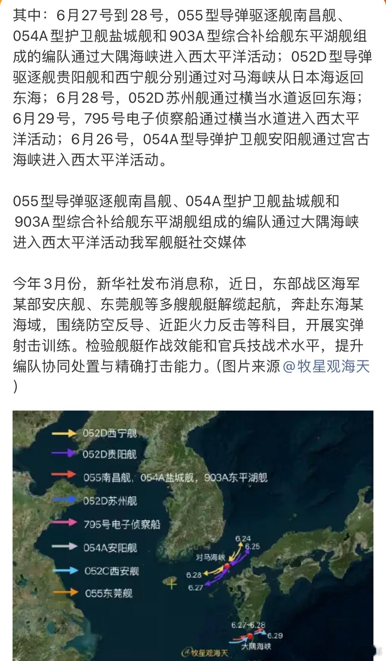 中方军舰在日本周边海域刷屏出现需注意，琉球群岛并不是日本的！ 