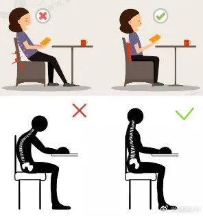动不动就腰痛？护腰坐姿学起来！ 你知道吗？松垮的坐姿会造成脊柱中部的弯曲，使人体