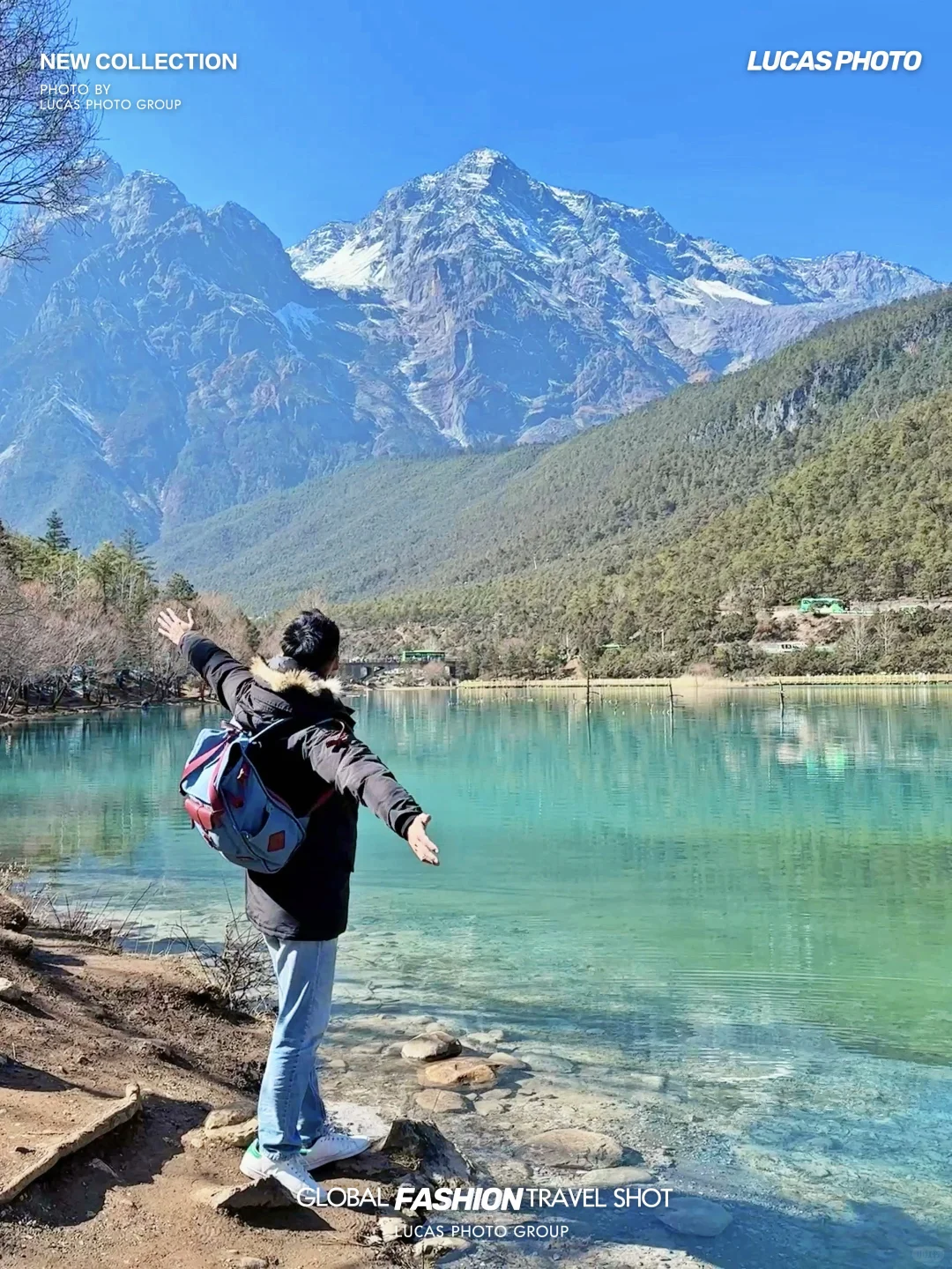 Live图！这里不是瑞士，是丽江的蓝月谷❗️