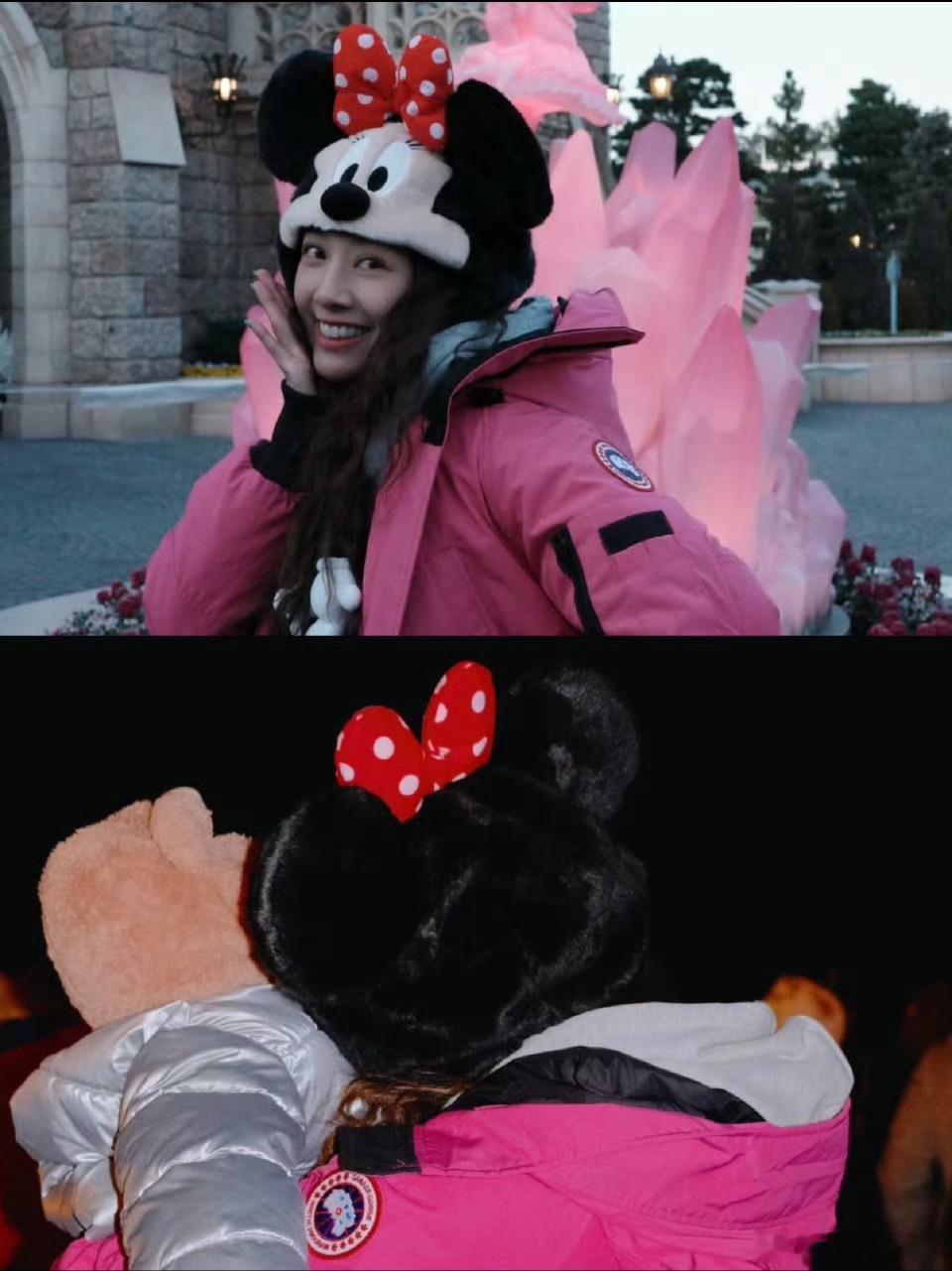 鬼鬼带女儿去迪士尼好不可思议呀，一转眼就变成妈妈了，但鬼鬼还是很漂亮