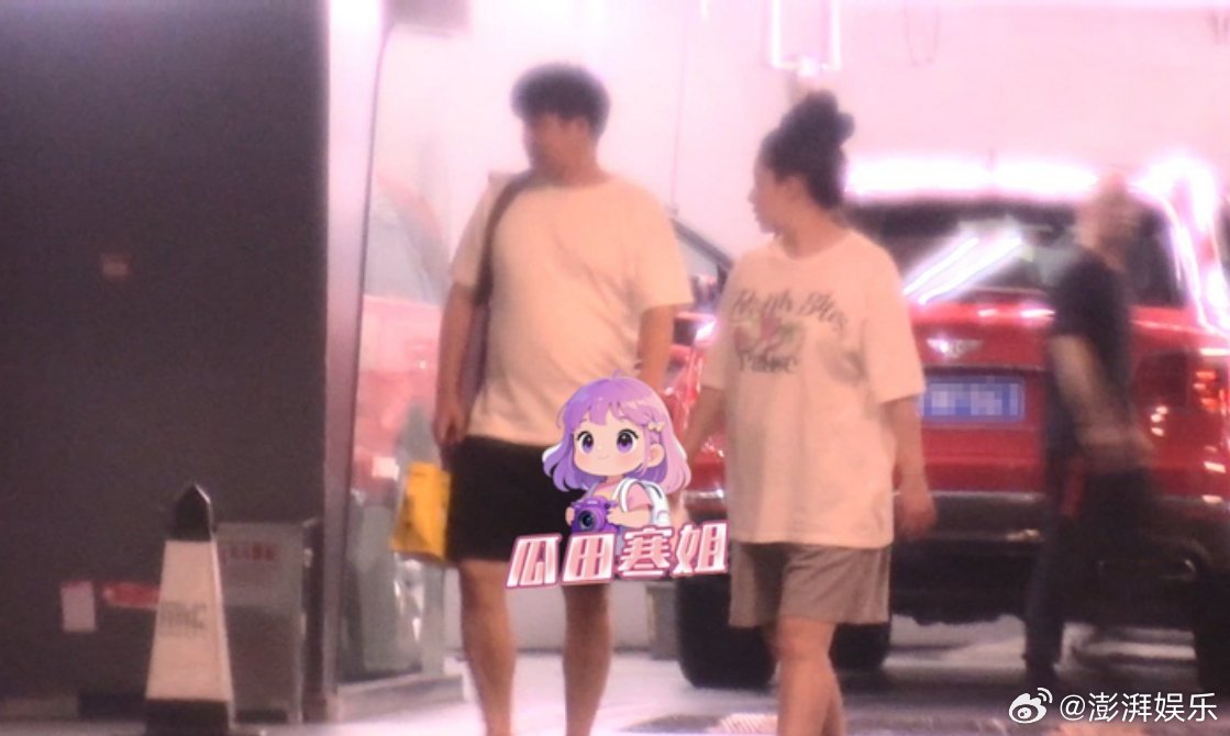 阚清子挺孕肚和老公一起逛街狗仔张小寒晒出一段偶遇阚清子和老公出门逛街的视频。视频
