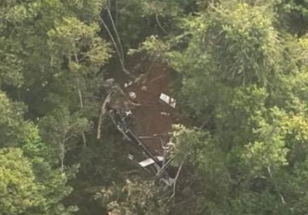 印尼直升机坠毁机上人全部遇难！ 印尼一架空客H130直升机，16日在 西加里曼丹