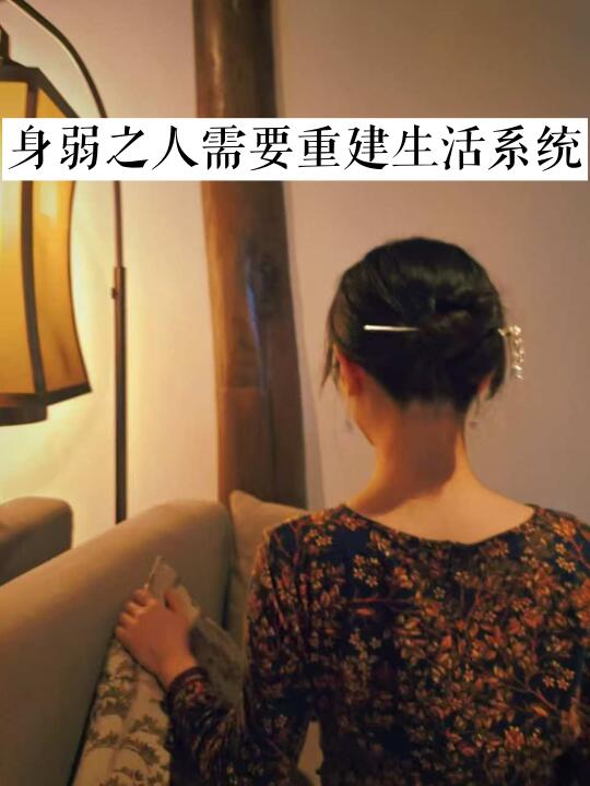 中医给身弱之人重建生活系统的方子