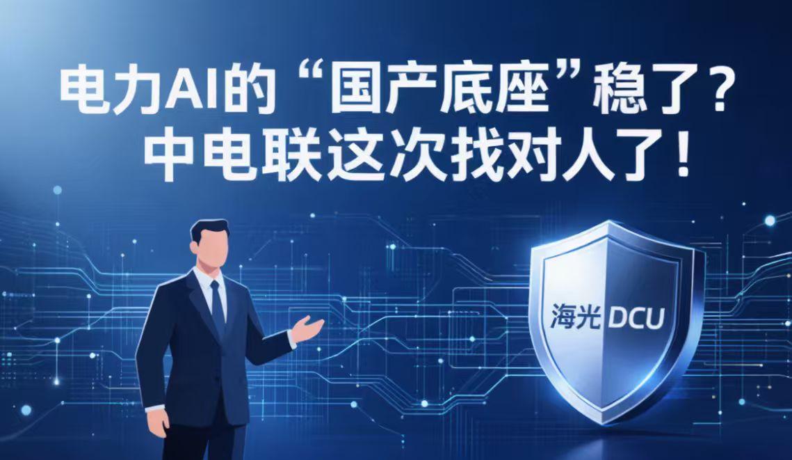 电力AI的“国产底座”稳了？中电联这次找对人了！

家人们，中电联这次搞的AI创