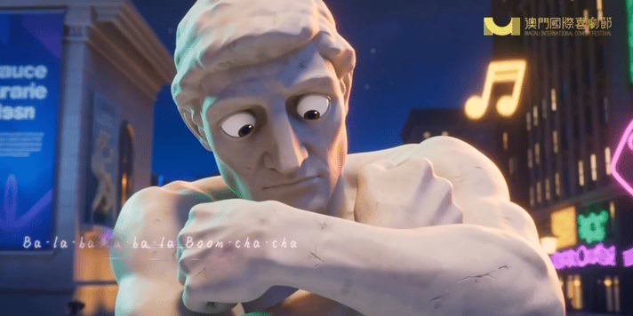 胡海泉带AI吉祥物来闯喜剧赛道了喜剧节被AI萌物占领了谁懂啊！胡海泉也太会整活了