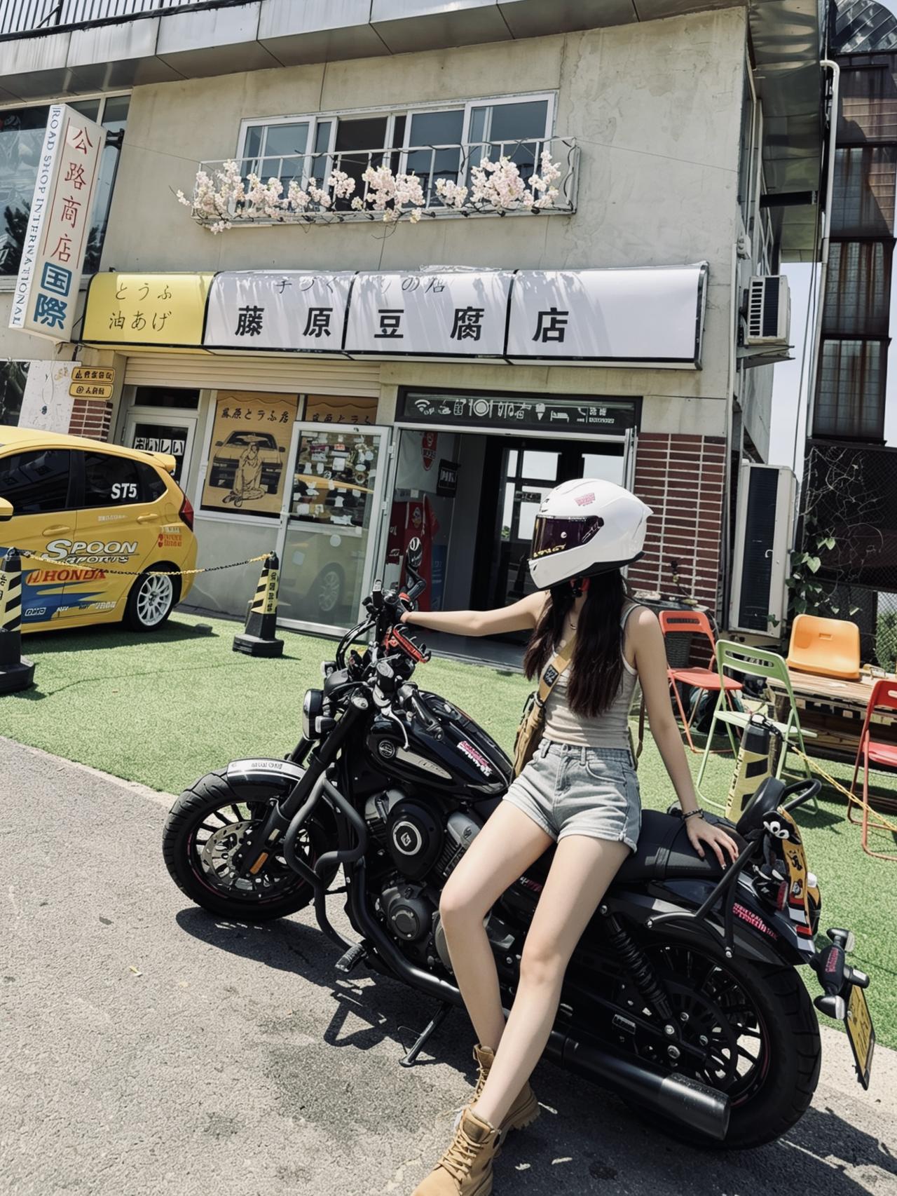 今天跑山顺路打卡网红藤原豆腐店
我的复古巡航搭配日系门店 拍照氛围感直接拉满
就