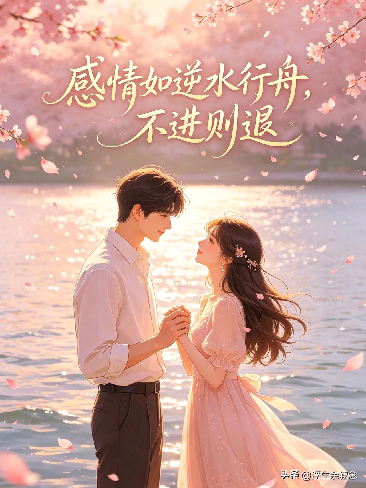 常听人说，学习、做人、赚钱皆是逆水行舟，不进则退。
如今才幡然醒悟，感情亦是如此