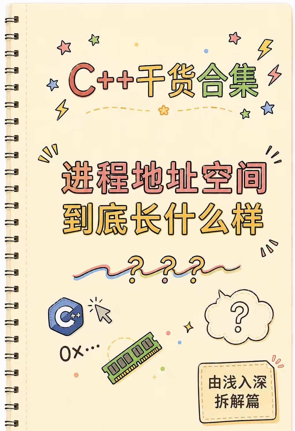 进程地址空间到底长什么样
很多人学操作系统时，第一次看到“进程地址空间”都会觉得