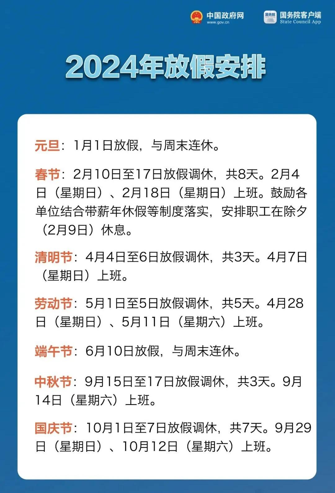 调几个休？直接放足假不就皆大欢喜了？
       一到放点假就调来调去的，直接