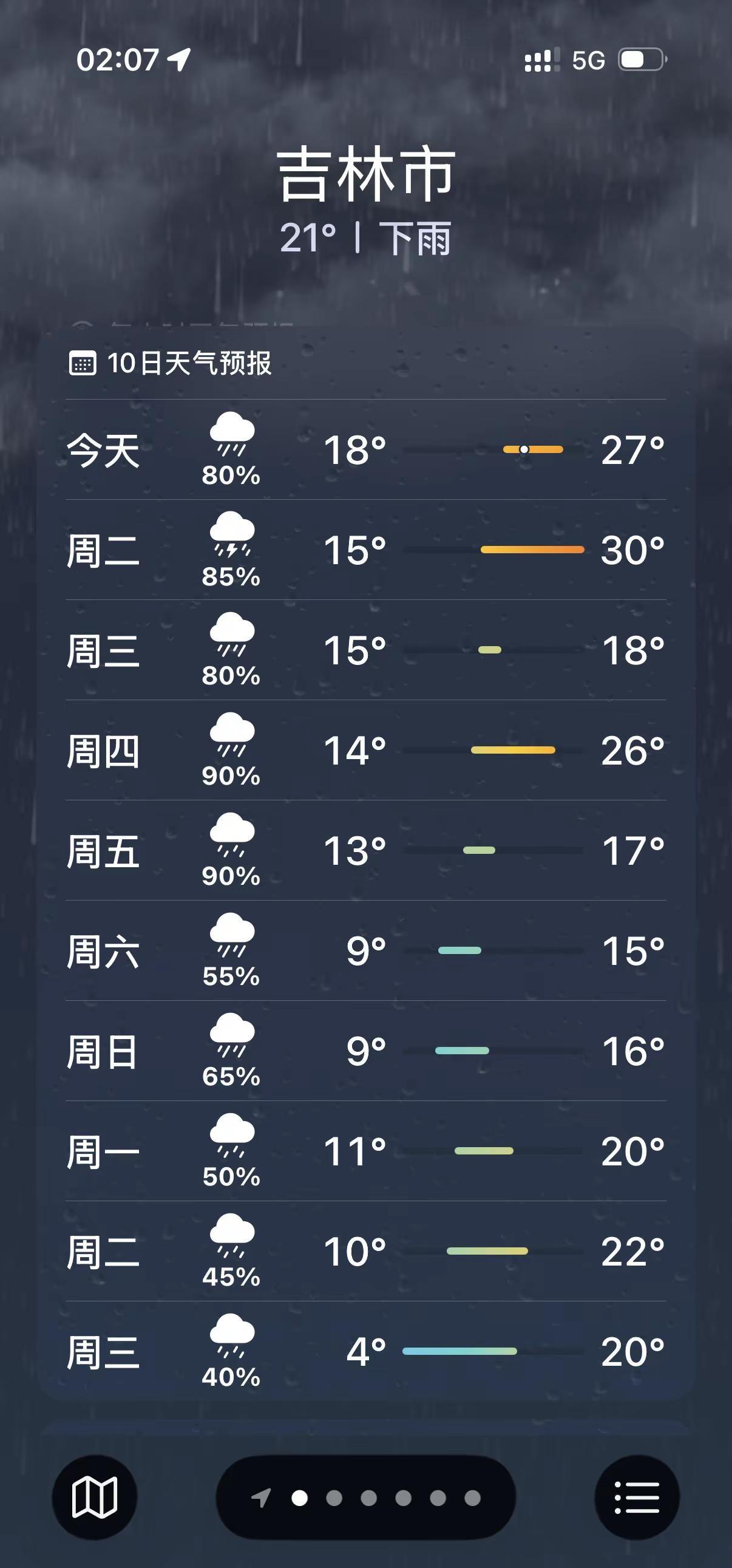 我看伦敦未必有吉林忧郁今天这天气能处吗