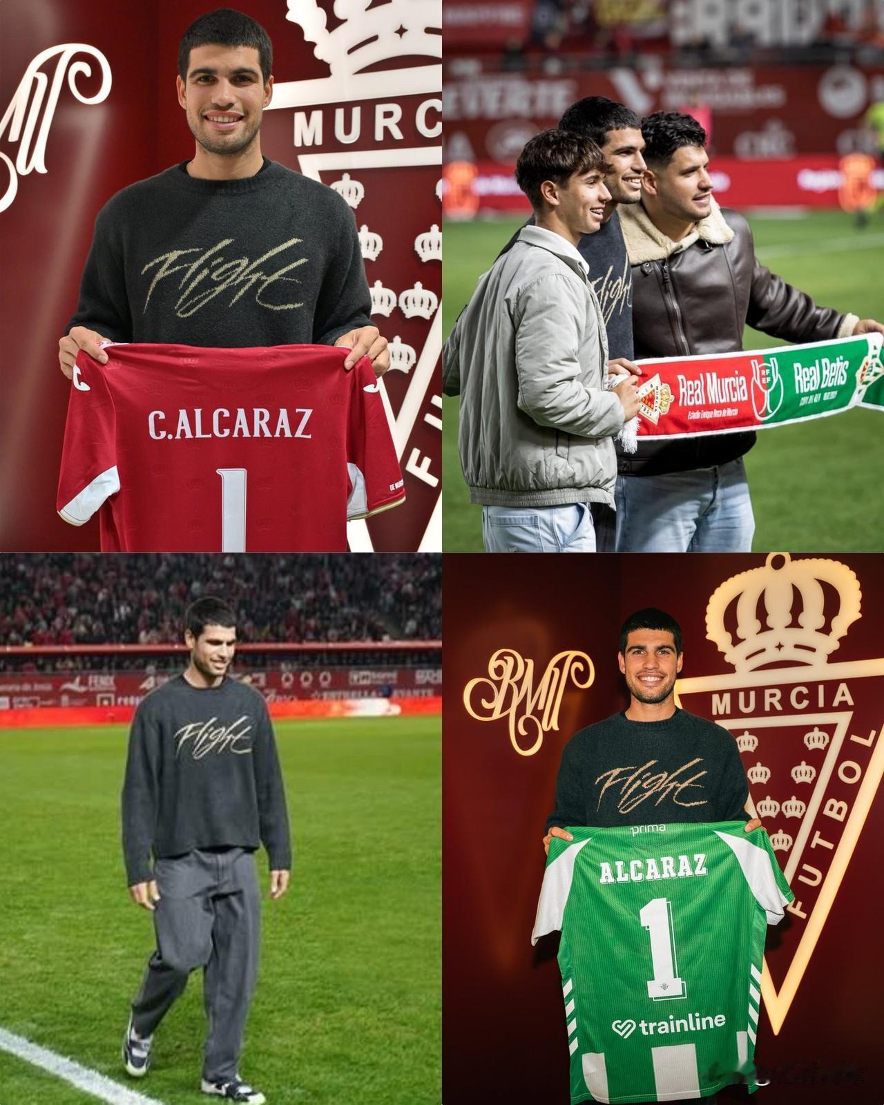 阿卡拉斯今天和兄弟们去看足球了。
他支持的穆尔尼亚队在国王杯中不敌贝蒂斯队。
网